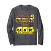 Science Teacher Will trade students for candy Halloween Long Sleeve T-Shirt view 1