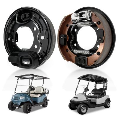 Club Car Brake Assembly with Driver and Passenger Side Rear Brake Cluster Fits Club Car DS & Precedent 1995-UP and Tempo 2018-up Golf Cart, Durable Club Car Brakes OEM Replacement 101823301/103380202