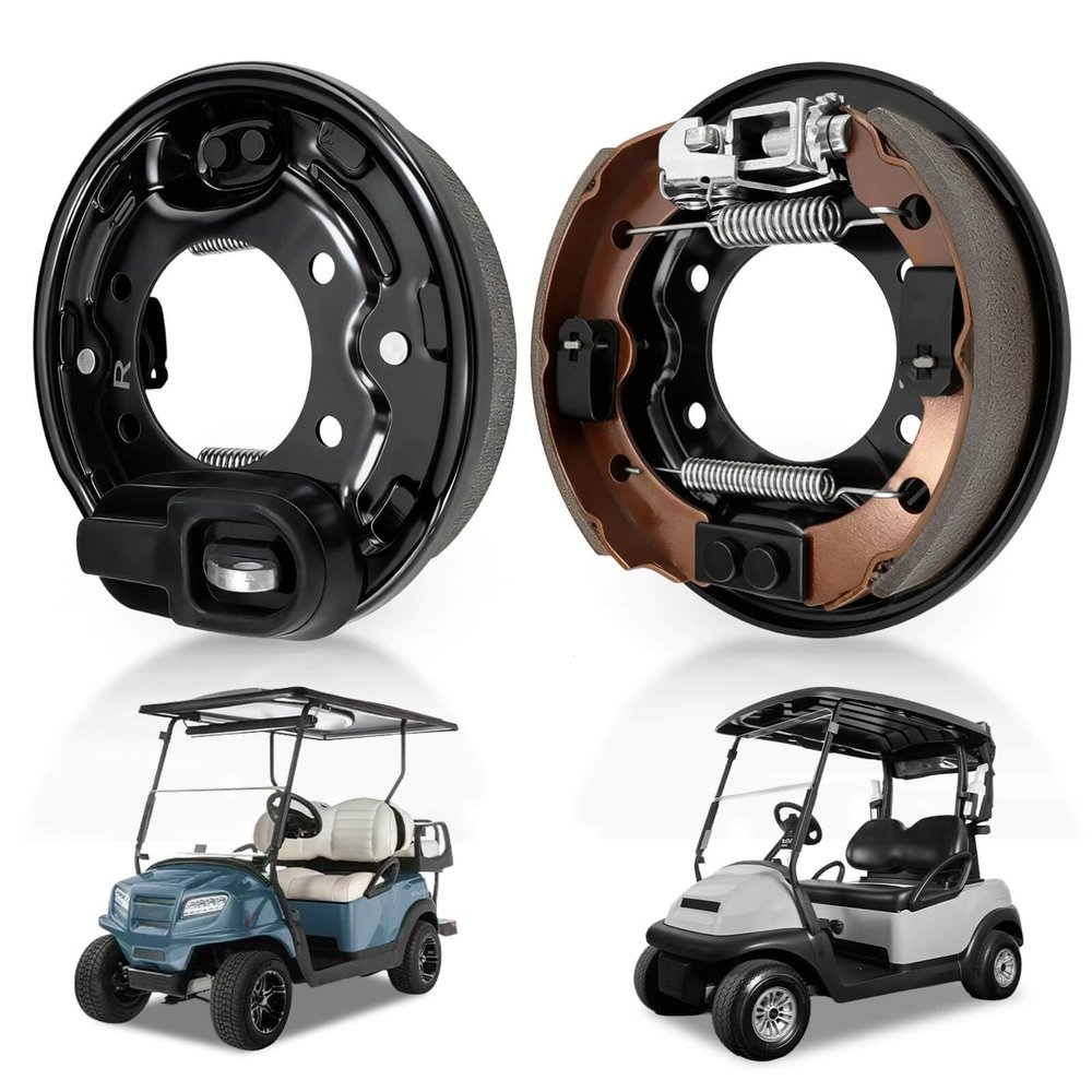 Club Car Brake Assembly with Driver and Passenger Side Rear Brake Cluster Fits Club Car DS & Precedent 1995-UP and Tempo 2018-up Golf Cart, Durable Club Car Brakes OEM Replacement 101823301/103380202