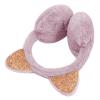 Beisto Children Earmuffs Warm Winter Outdoor Earmuffs Sequin Cat Ears Plush Covers Headband Fur Ear Warmer for Baby Boy Girl Pink One Size view 3