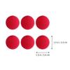 EXCEART 40pcs Red Clown Nose Sponge Balls Lightweight Comfortable Party Props for Halloween Cosplay Costume Parties Carnivals Professional Clowns Festive Decor view 2