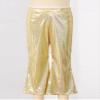 Loloda Baby Girls Flare Ruffle Solid Color Pants Toddler Kid Infant Stretchy Wide Trousers Bell-Bottomed Leggings Pants A Gold 7-8 Years view 3
