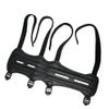1pc Adjustable Leather Archery Arm Guard Camo 4 Straps & Silicone Finger Saver Shooting Hunting Protective Gear view 1