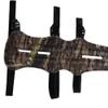 1pc Adjustable Leather Archery Arm Guard Camo 4 Straps & Silicone Finger Saver Shooting Hunting Protective Gear view 2