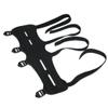 1pc Adjustable Leather Archery Arm Guard Camo 4 Straps & Silicone Finger Saver Shooting Hunting Protective Gear view 3