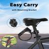 KEYSTP Bike Lock Cable with Combination Key,Password Lost Retrievable Bicycle Lock Anti-Theft,Resettable with Mounting Bracket for Bikes and Scooters view 4