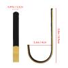 12 Pieces Metal Gun Racks Hooks Rifles Shotgun Hooks for Wall Mount Storage for Cabinets, Offices, Walls (Gold) view 2