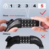 KEYSTP Bike Lock Cable, Up to 15mm Thicker Steel Cable, High Security 5-Digit Resettable Combination Anti-Theft, with Mounting Bracket for Bikes and ScootersBlack view 3