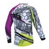 Mountain Bike Jersey Long Sleeve Cycling Top Men Biking Motocross Jersey Downhill T-Shirt Bicycle Clothing Road Racing Sports Shirt Running Uniform Cycle Purple L view 2