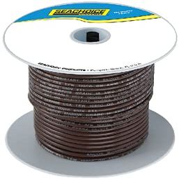 SEACHOICE Tinned Copper Marine Wire (Color: Brown, Size: 100', Option: 14 awg)