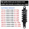 LvTu Bike Shock Absorber Rear Spring Soft Tail Suspension with Bushing and Screw (Color : 165mm, Size : 150 Lbs) view 4