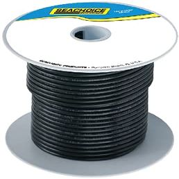SEACHOICE Tinned Copper Marine Wire (Color: Black, Size: 25', Option: 4 awg)