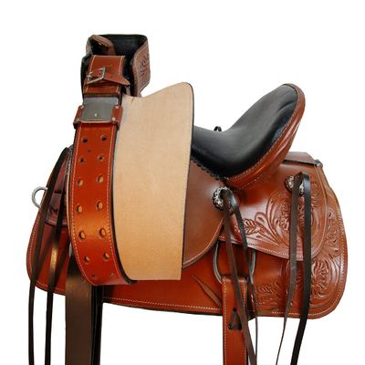 Arabian Horse Western Saddle 15 16 17 18 Pleasure Tooled Leather Trail TACK Set (16 in)