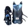 Nautical-Mart Armor Breastplate w/Troy helmet Dark Warrior - Epic Dark Large - Grey Armor Halloween Costume view 1