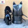 Nautical-Mart Armor Breastplate w/Troy helmet Dark Warrior - Epic Dark Large - Grey Armor Halloween Costume view 2
