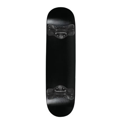 Softrucks Skateboard Indoor Practice Complete 7.75In Black Trucks, Dipped Black, Dipped Black / Black, 7.75In
