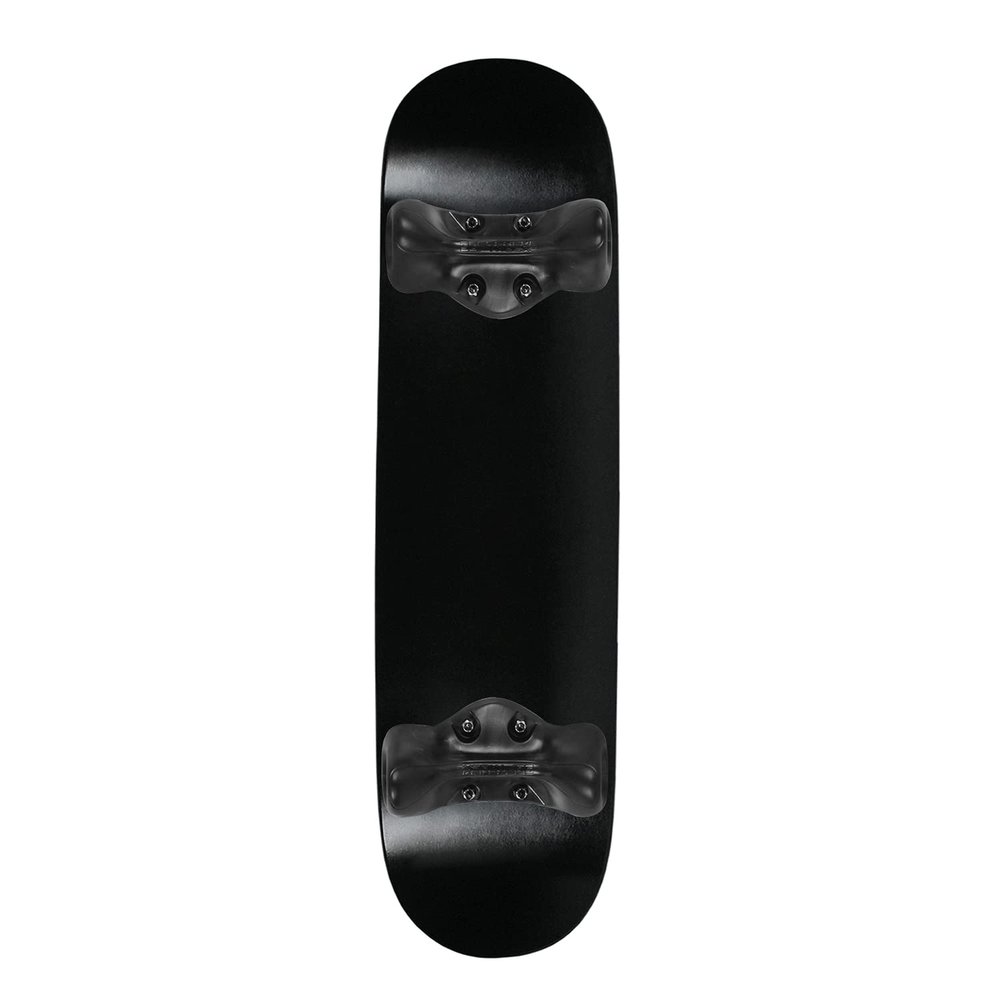 Softrucks Skateboard Indoor Practice Complete 7.75In Black Trucks, Dipped Black, Dipped Black / Black, 7.75In