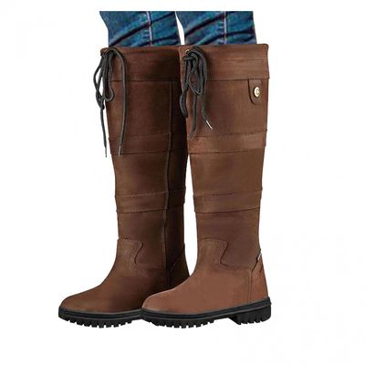 Bcshiye Women's Knee High Boots,Winter Suede Chunky Heel Fashion Cowboy Mid Calf Boots Platform Boots for Women