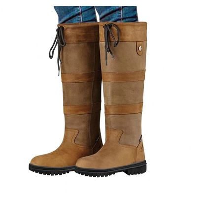 Bcshiye Women's Knee High Boots,Winter Suede Chunky Heel Fashion Cowboy Mid Calf Boots Platform Boots for Women