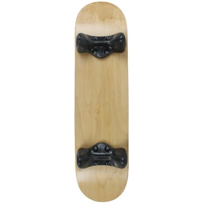 Softrucks Skateboard Indoor Practice Complete 7.75" Black Trucks, Natural