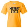 UGP Campus Apparel YS01 - Murray State Racers Basic Block Youth T Shirt - Medium - Gold view 1