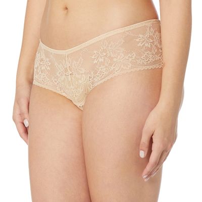 Bali Women's Comfort Revolution Lace Hipster Underwear DFH597, Latte Lift, 9