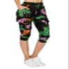 ALWAYS Womens Cargo Capri Jogger Sweatpants with Pockets  Super Soft Stretch Lounge Pants, Casual Joggers for Women, Daily Wear & Travel, 1777 Black Green L view 1