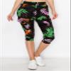 ALWAYS Womens Cargo Capri Jogger Sweatpants with Pockets  Super Soft Stretch Lounge Pants, Casual Joggers for Women, Daily Wear & Travel, 1777 Black Green L view 2