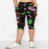 ALWAYS Womens Cargo Capri Jogger Sweatpants with Pockets  Super Soft Stretch Lounge Pants, Casual Joggers for Women, Daily Wear & Travel, 1777 Black Green L view 3