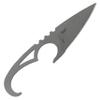 CRKT SDN Fixed Blade Knife with Sheath: Lightweight EDC Outdoor Knife, Stainless Steel with Thermoplastic Sheath 2909, Gray view 2