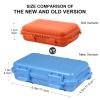 Airtight Storage Container, Waterproof Blue/Black Shockproof Box Dry Storage Box with 2 UShape Buckle for Swimming for Kite Boarding for Water Sport(blue, S) view 2