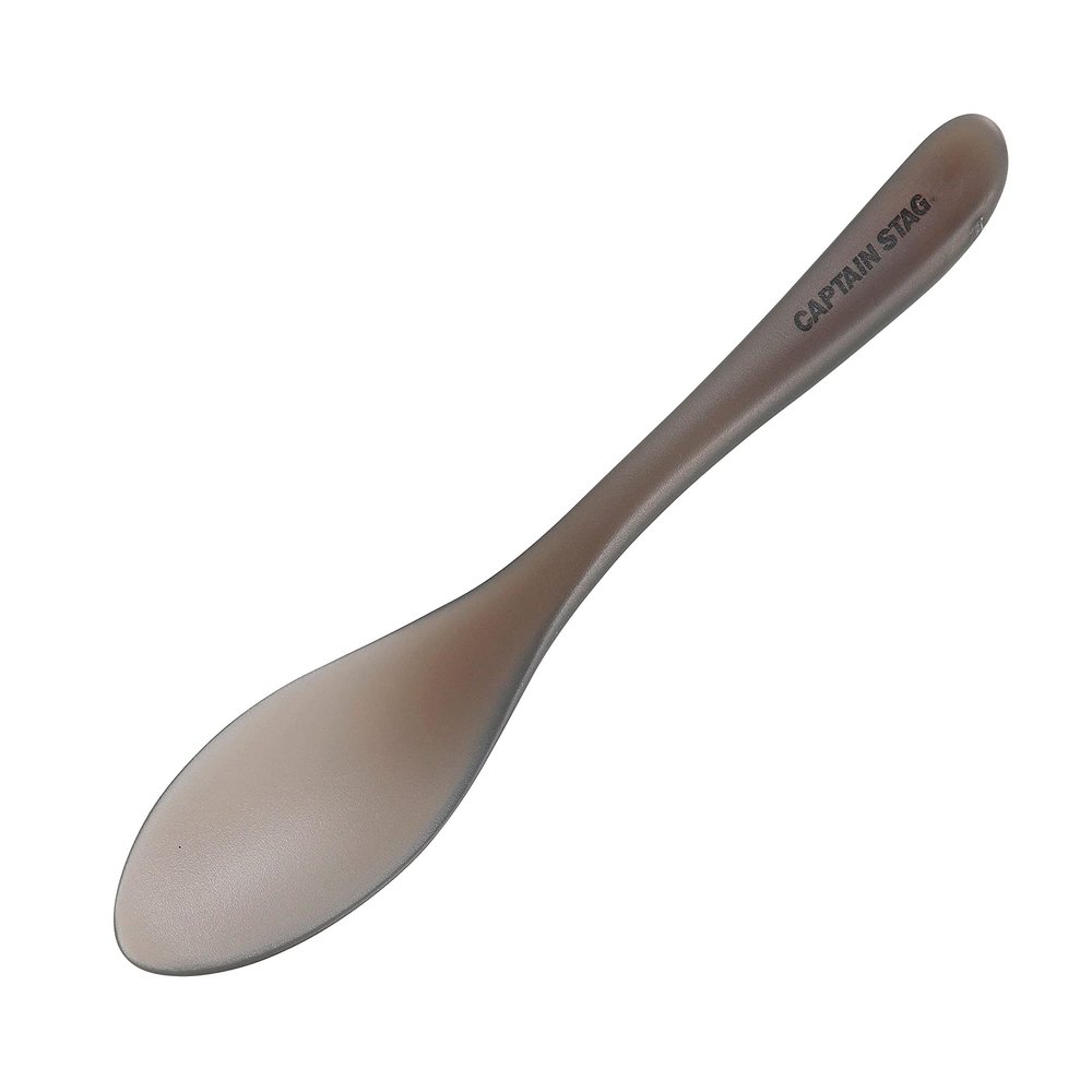 Captain Stag G-Float UH-3027 Cutlery Spoon, TPX Resin, High Heat Resistant, Spoon, Made in Japan, L Size, Smoke
