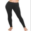 ALWAYS Fleece Leggings for Women - Buttery Soft Thermal Bottoms Baselayer with Pockets Black Small view 2