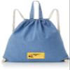 F-Style F-SD010521-050 Drawstring Tote Bag, Denim, 3.1 gal (15 L) Drawstring Tote Bag view 1