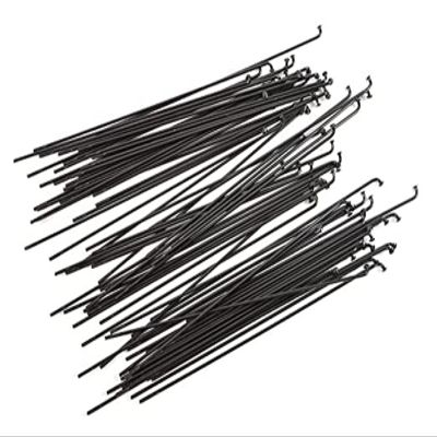chensong Spokes Nipples Bike Spokes 14 Round Spokes 14G Bike Spokes Straight Head J-Bend Radios Stainless Steel Spoke Fit for Road Bike Wheel Spokes Fit for Bikes Cycling Spokes(Straight Pull 56pcs)