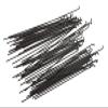 chensong Spokes Nipples Bike Spokes 14 Round Spokes 14G Bike Spokes Straight Head J-Bend Radios Stainless Steel Spoke Fit for Road Bike Wheel Spokes Fit for Bikes Cycling Spokes(Straight Pull 56pcs) view 1