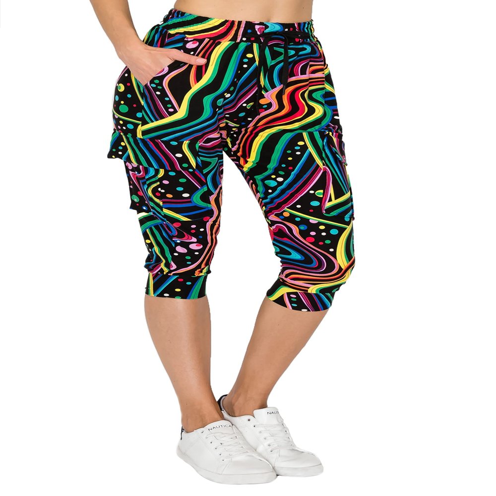 ALWAYS Womens Cargo Capri Jogger Sweatpants with Pockets  Super Soft Stretch Lounge Pants, Casual Joggers for Women, Daily Wear & Travel, 1530 XL