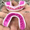 Oral Mart White/Pink Youth Vampire Fangs Mouth Guard for Kids - Youth Mouthguard for Karate, Football, Martial Arts, Taekwondo, Boxing, Rugby, BJJ, Muay Thai, Soccer, Hockey (with Free Case) view 3
