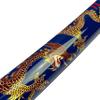 Bishamon 42.5" Samurai Sword with Carbon Steel Blade and Dragon Design Scabbard  Includes Wooden Display Stand  Decorative Collectible Katana (Blue) view 3