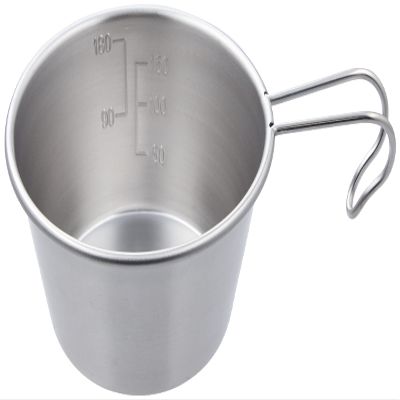 Captain Stag UH-47 Sierra Cup, Stainless Steel, Mini Sierra Cup, 7.1 fl oz (210 ml), Spiral Finish, Stainless Steel, Made in Japan, Tsubamesanjo, Silver