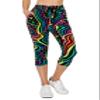 ALWAYS Women's Capri Joggers with Pockets - Lightweight Stretch Sweatpants for Yoga Workout Lounge, Soft Athletic Pants with Drawstring, Tie Dye Capri 1530 XL