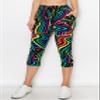 ALWAYS Women's Capri Joggers with Pockets - Lightweight Stretch Sweatpants for Yoga Workout Lounge, Soft Athletic Pants with Drawstring, Tie Dye Capri 1530 XL view 2