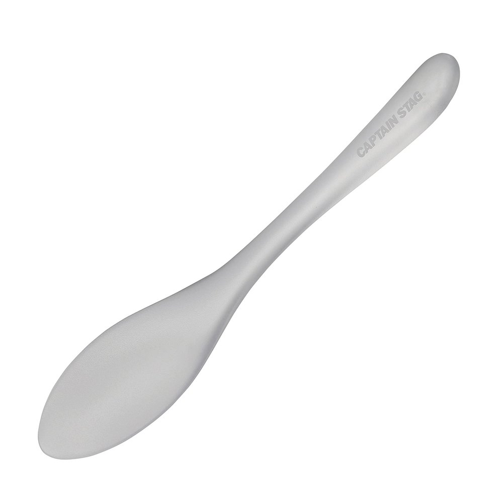 Captain Stag G-FLOAT UH-3026 Cutlery Spoon, TPX Resin, High Heat Resistant, Spoon, Made in Japan, L Size, Clear