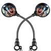 2 Pack Bike Mirror,Adjustable Rotatable Rear View Glass Convex Mirror Bicycle Mirrors,Handlebar Rear View Mirrors for Mountain Road Bike Bicycle Electric Motorcycle, BM1 view 1