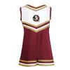 Little King NCAA Toddler/Youth Girls Team Cheer Jumper Dress-Florida State-4T view 2