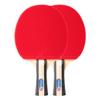 LINGOSHUN Ping Pong Racket Set,Comfortable Handle,Table Tennis Bats,Offensive Ping Pong Paddle for Adults and Kids,Amateurs,Beginners / 2 Player Set/Long Handle view 1