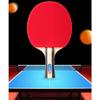 LINGOSHUN Ping Pong Racket Set,Comfortable Handle,Table Tennis Bats,Offensive Ping Pong Paddle for Adults and Kids,Amateurs,Beginners / 2 Player Set/Long Handle view 4