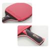 LINGOSHUN Table Tennis Bat 6 Star,Carbon Fibre Ping Pong Paddle Set for Increased Control,Spin,2 Player Recreational Set/Double/A view 3