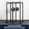 Titan Fitness X-3 Flat Foot Power Rack Extension Kit, 82" Height x 24" Depth, 3x3 11-Gauge Steel Uprights, Bolt-Together Rack Expansion for Home Gym view 4