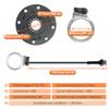 HUDAMZKY Elecrtic Bicycle KT PAS 8 Magnets Speed Sensor Ebike Power Pedal Assist Sensor System Assistant SM/Waterproof Plug for Ebike Conversion Kit (8PAS SM Plug) view 2